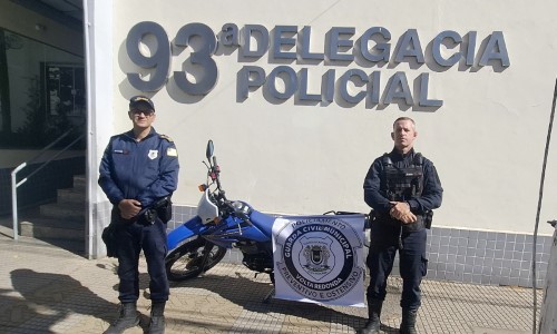 Guarda de VR recupera, no Aterrado, moto que foi furtada no Rio de Janeiro